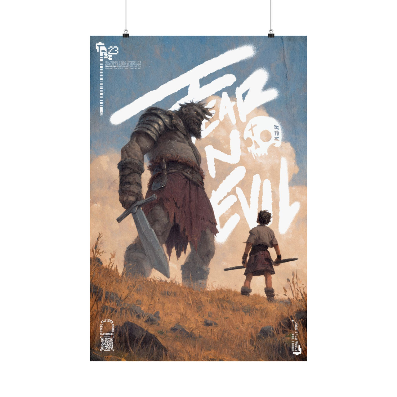 Fear No Evil | Matte Art Poster